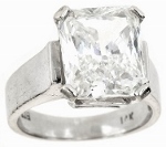 GIA certified diamond and platinum engagement ring appraised to sell.
